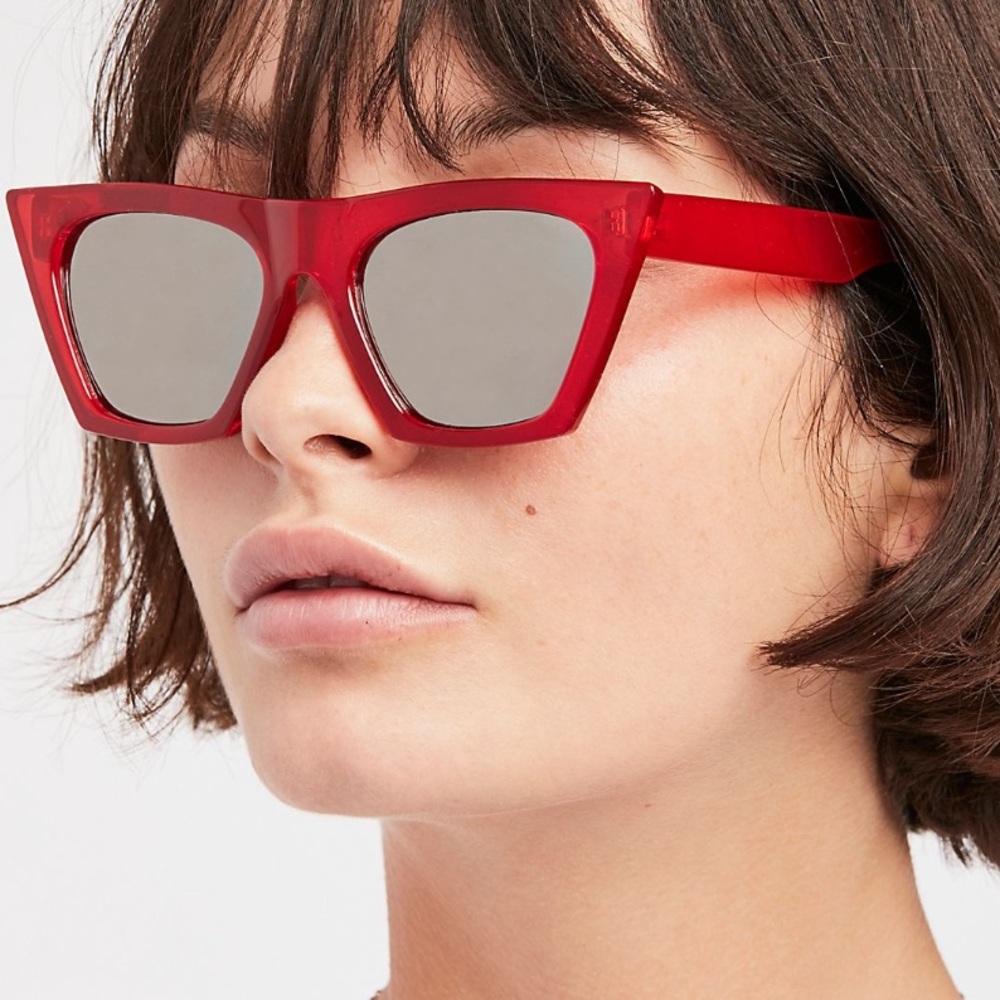 Free People Red Night Walker Sunglasses